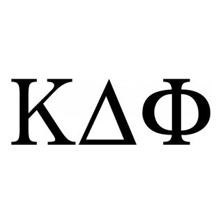 Kappa Delta Phi Greek Letter Window Sticker Decal