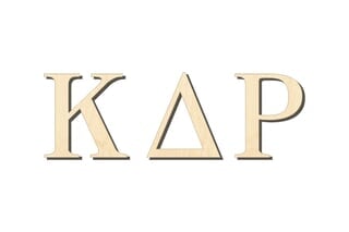 Kappa Delta Rho Big Wooden Greek Letters Sale 44 99 Greek Gear