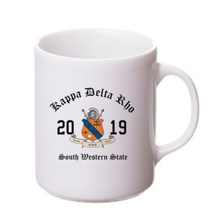 Kappa Delta Rho Crest & Year Ceramic Mug