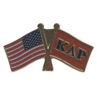 Kappa Delta Rho USA Flag Lapel Pin