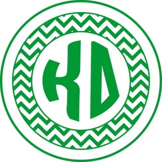 Kappa Delta Car Decals Stickers Greek Gear