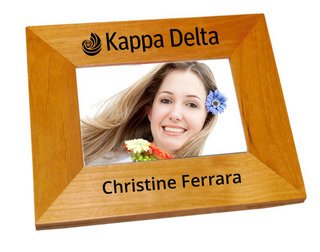 Kappa Delta Mascot Wood Picture Frame