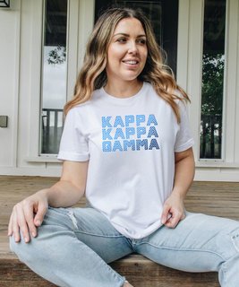 Kappa Kappa Gamma Big Lines Tee