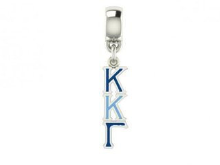 Kappa Kappa Gamma Color Filled Stainless Lavaliere Necklace - ON SALE!