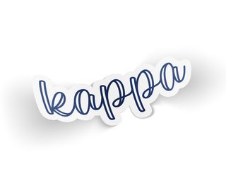 Kappa Kappa Gamma Kem Sticker