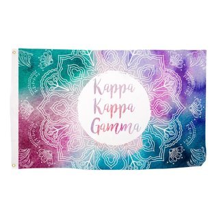 Kappa Kappa Gamma Mandala Flag