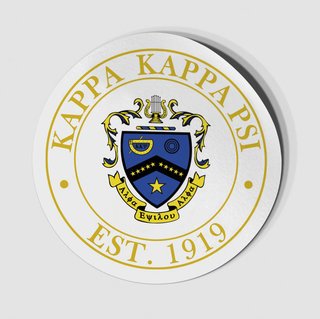 Kappa Kappa Psi Circle Crest - Shield Decal
