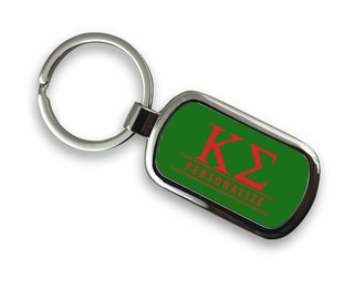 Kappa Sigma Chrome Custom Keychain