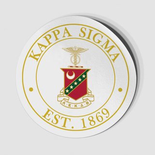 Kappa Sigma Circle Crest - Shield Decal
