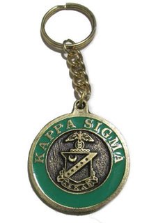 Kappa Sigma Metal Fraternity Key Chain