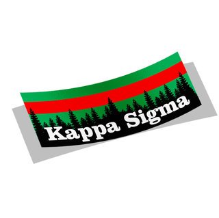 Kappa Sigma Mountain Decal Sticker