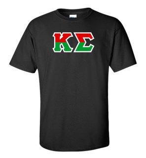 Kappa Sigma Two Tone Greek Lettered T-Shirt