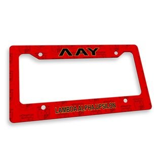 Lambda Alpha Upsilon License Plate Frame