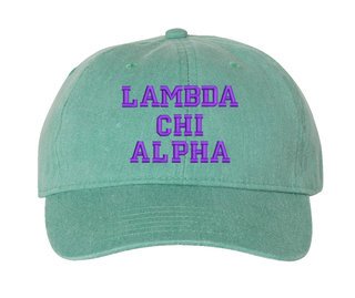 Lambda Chi Alpha Pigment Dyed Baseball Cap