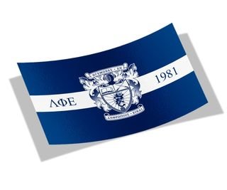 Lambda Phi Epsilon Flag Decal Sticker