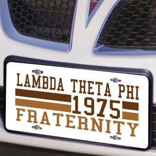 Lambda Theta Phi Year License Plate Cover