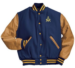 Mason / Freemasons Varsity Crest - Shield Jacket