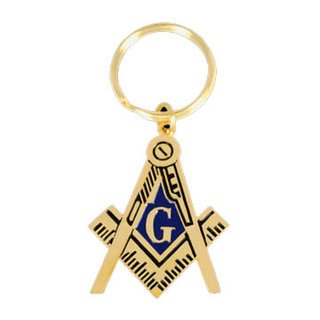Mason Shield Key Chain