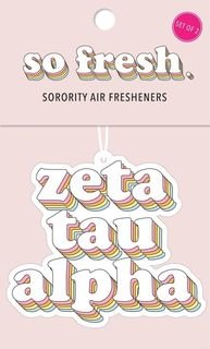 Zeta Tau Alpha Retro Air Freshener (2 pack)
