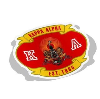 Fraternity Banner Crest - Shield Decal