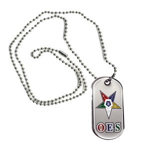 OES Order of Eastern Star Reversible Dog Tags