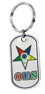 OES Order of Eastern Star Reversible Key Chains