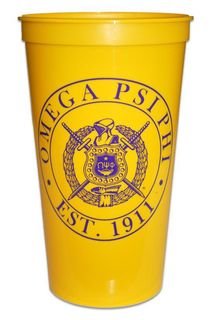 Omega Psi Phi Big Plastic Stadium Cup