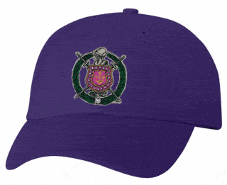 DISCOUNT-Omega Psi Phi Crest - Shield Emblem Hat