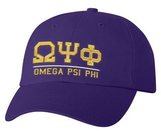 Omega Psi Phi Old School Greek Letter Hat