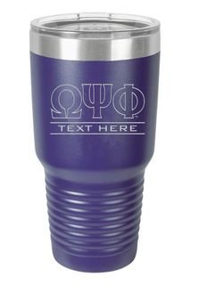 Omega Psi Phi Vacuum Insulated Tumbler