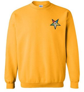 DISCOUNT-Order Of Eastern Star  Patch  Crewneck