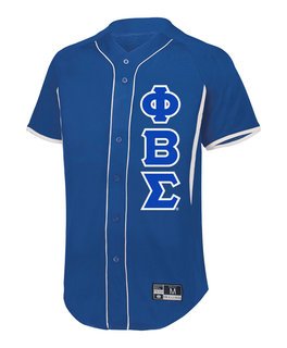 Phi Beta Sigma Lettered Baseball Jersey