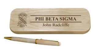 Phi Beta Sigma Maple Wood Pen Set