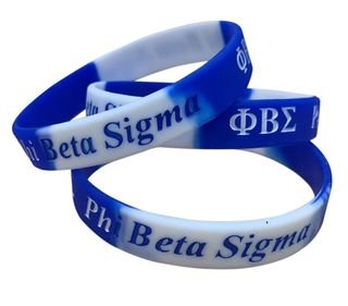 Phi Beta Sigma Silicone Bracelet (1)