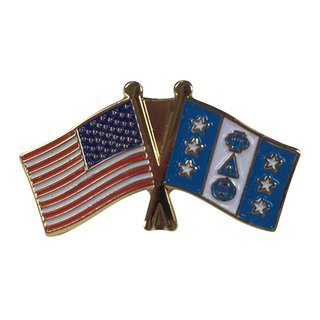 Phi Delta Theta USA Flag Lapel Pin