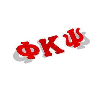Phi Kappa Psi Big Greek Letter Window Sticker Decal