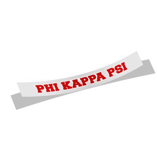 Phi Kappa Psi Long Window Sticker