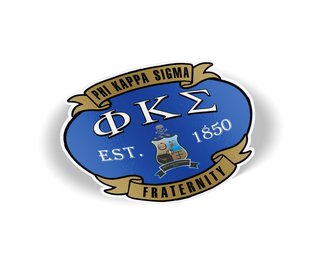 Phi Kappa Sigma Banner Crest - Shield Decal
