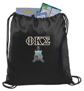 Phi Kappa Sigma Crest - Shield Cinch Sack