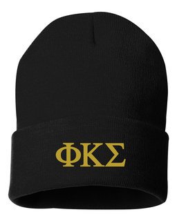 Phi Kappa Sigma Greek Letter Knit Cap