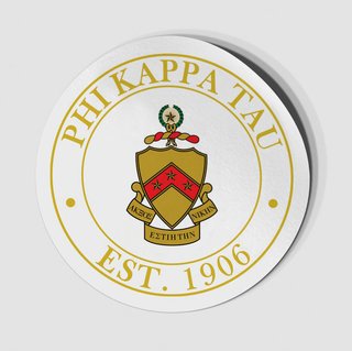 Phi Kappa Tau Circle Crest - Shield Decal