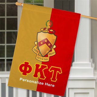 Phi Kappa Tau Crest House Flag