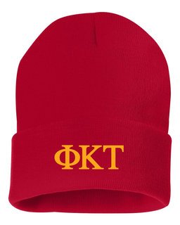 Phi Kappa Tau Greek Letter Knit Cap