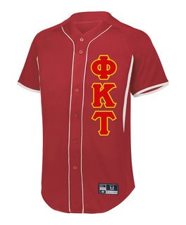Phi Kappa Tau Lettered Baseball Jersey