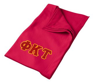 DISCOUNT-Phi Kappa Tau Twill Sweatshirt Blanket