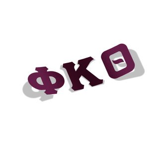 Phi Kappa Theta Big Greek Letter Window Sticker Decal