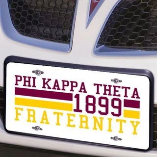 Phi Kappa Theta Year License Plate Cover