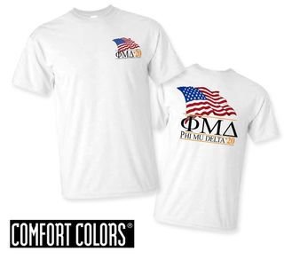 Phi Mu Delta Patriot  Limited Edition Tee - Comfort Colors