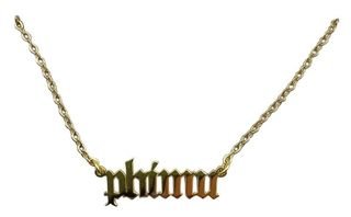 Phi Mu Old English Necklaces