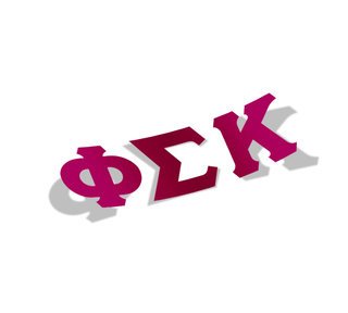Phi Sigma Kappa Big Greek Letter Window Sticker Decal